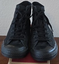 Pre-owned Converse Chuck Taylor All Star High All Black Excellent Size 8.5 Mens