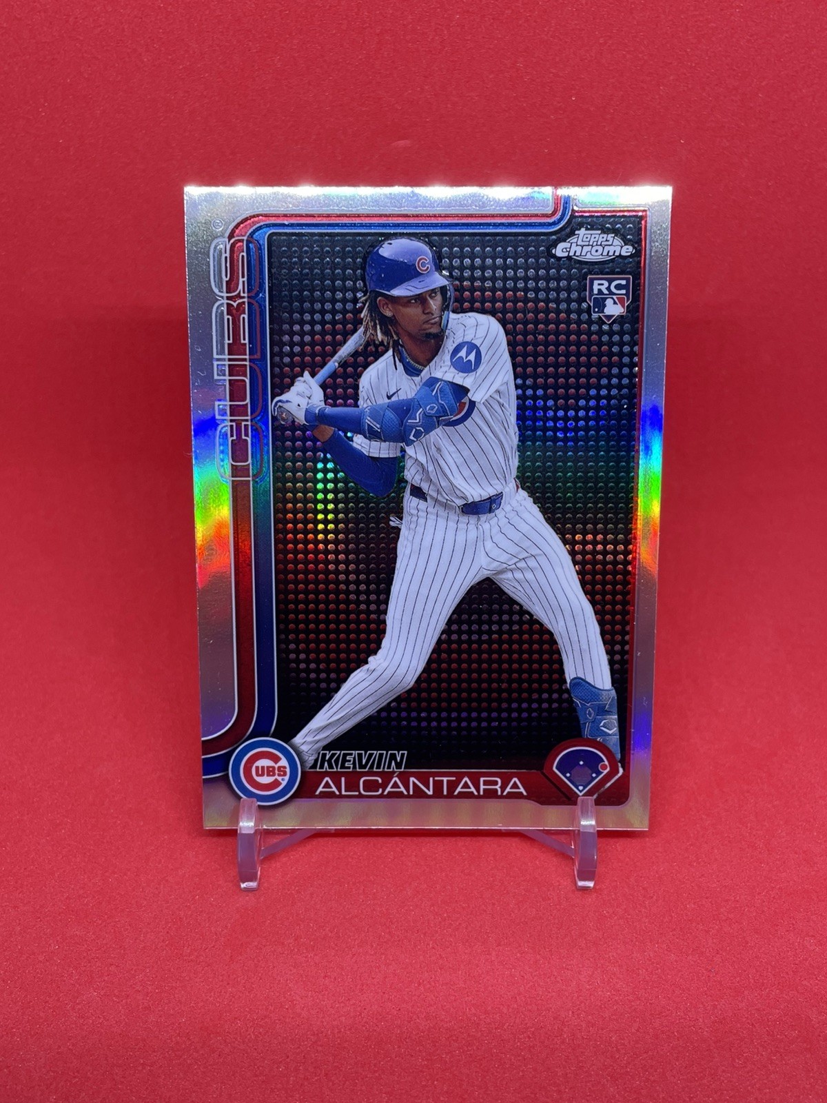 2025 Topps Chrome - Kevin Alcantara #173 Lightboard Logo Refractor (RC)