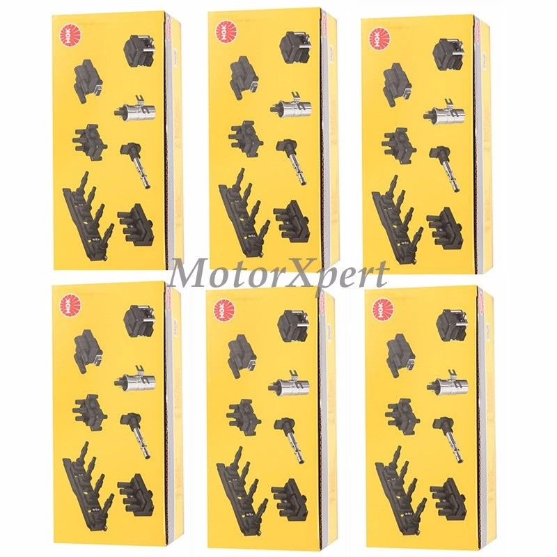 Conjunto de bobina de encendido NGK de 6 piezas OEM para BMW 328i 335i X3 X5 L6 z4 2007-2013 3,0 L Foto 3 de 4