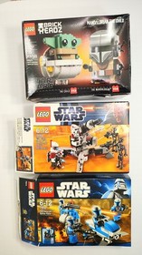 LEGO Star Wars 3-Pk! 7914 + 9488 w/Boxes & Instr's (NO MINIFIGS) + 75317 (NISB)
