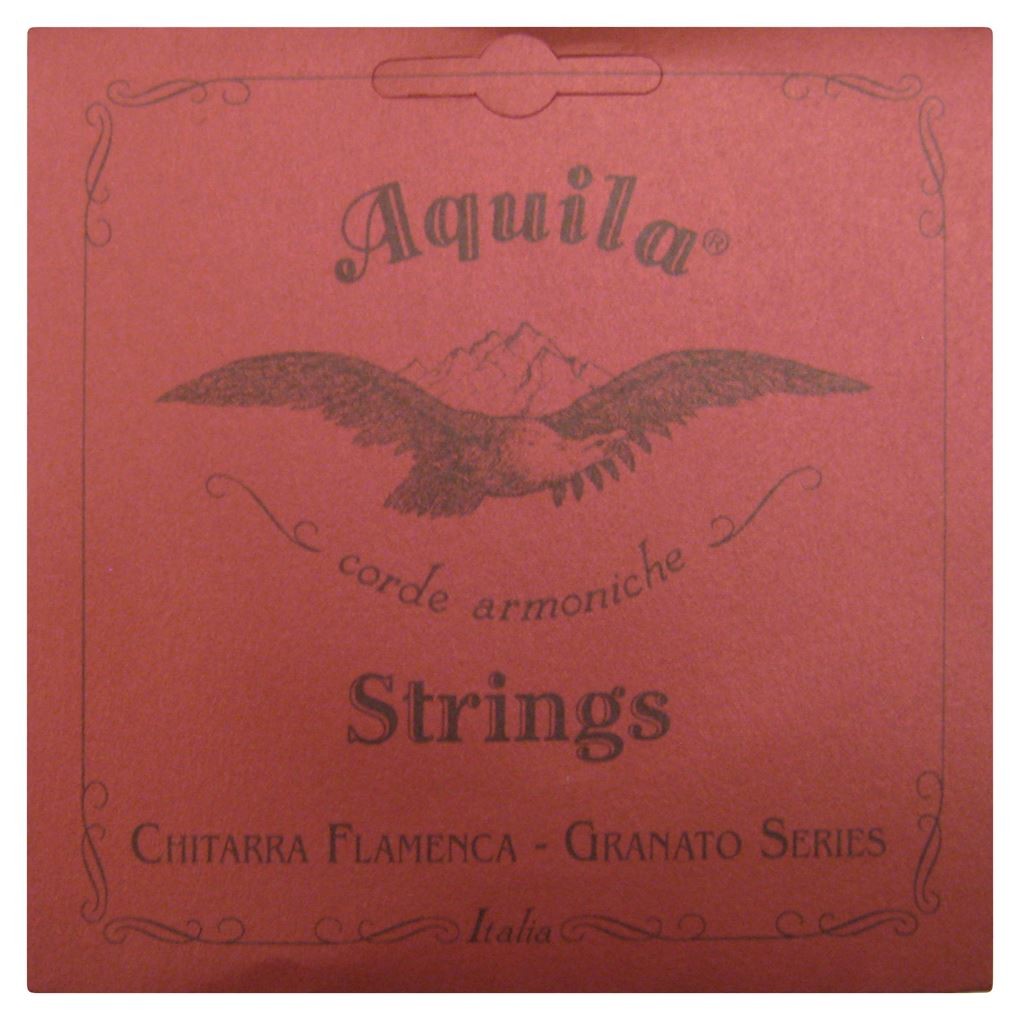 GUITAR STRINGS AQUILA GRANATO SERIES FLAMENCO GUITAR WITH RED COPPER BASSES 135C