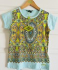 Oilily NWT Kisma Shirt Floral Hearts Paisley Design Rare Girls 116 5 6 $65 — photo 2
