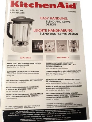 KitchenAid 1,75 L-Behälter 5KPP56EL