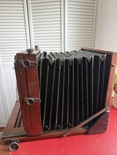 Antique British 10x12 Large Format COLLODION ERA Camera no maker mark