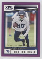 2022 Score Rookies Purple Reggie Roberson Jr #397 13c4