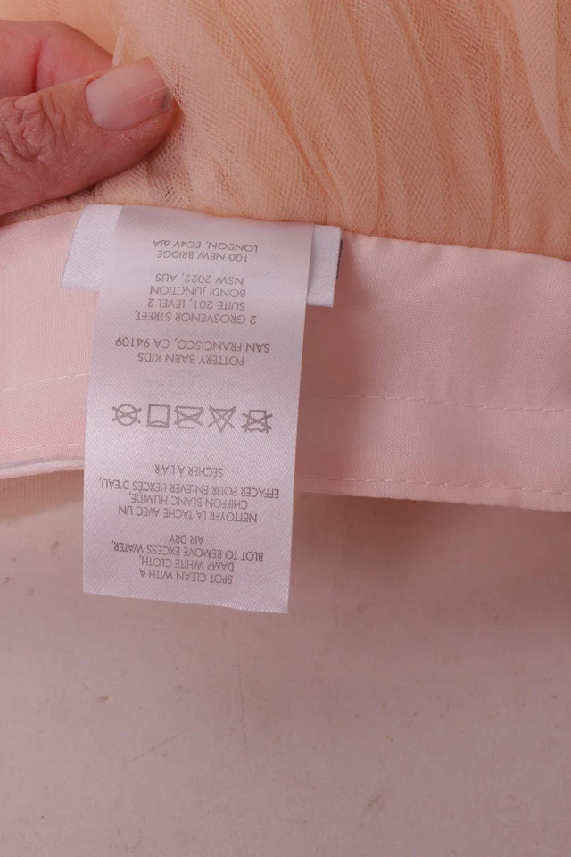 Pottery Barn Kids Monique Lhuillier tul transparente (ir con cornisa de cama corona dorada) Foto 4 de 4