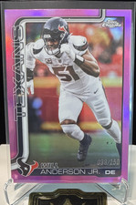 Topps 2025 Chrome Will Anderson Jr. Houston Texans #121 Pink  033/250