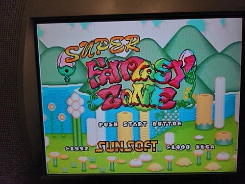 Super Fantasy Zone (Sega Mega Drive / Genesis, 1992) - Tested - No Manual