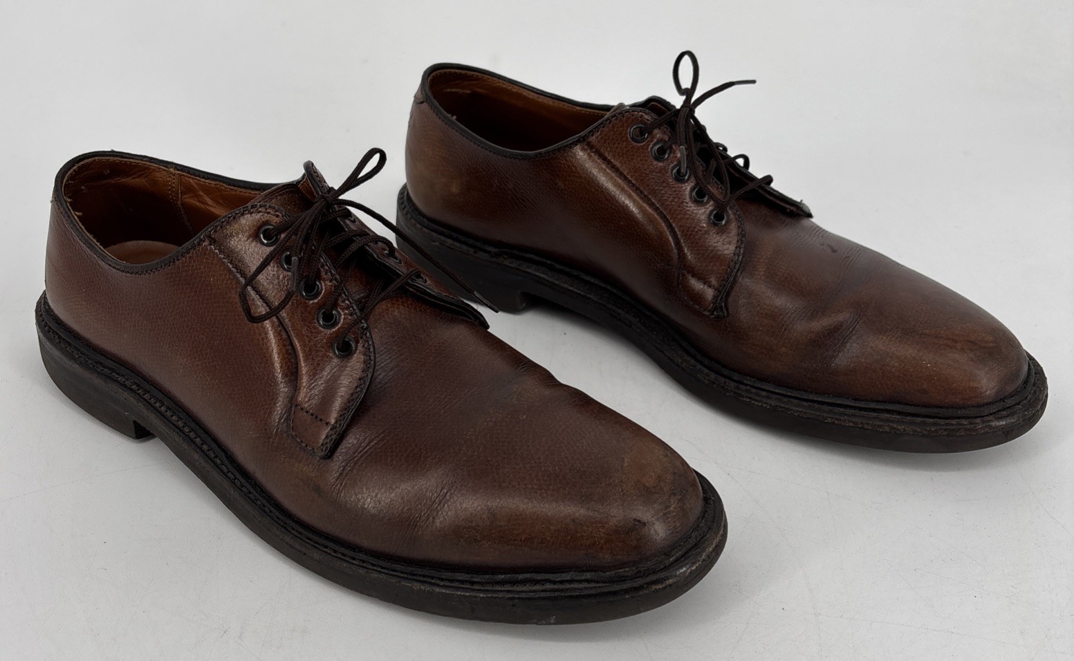 Alden 946 Brown Alpine Grain Plain Toe Blucher