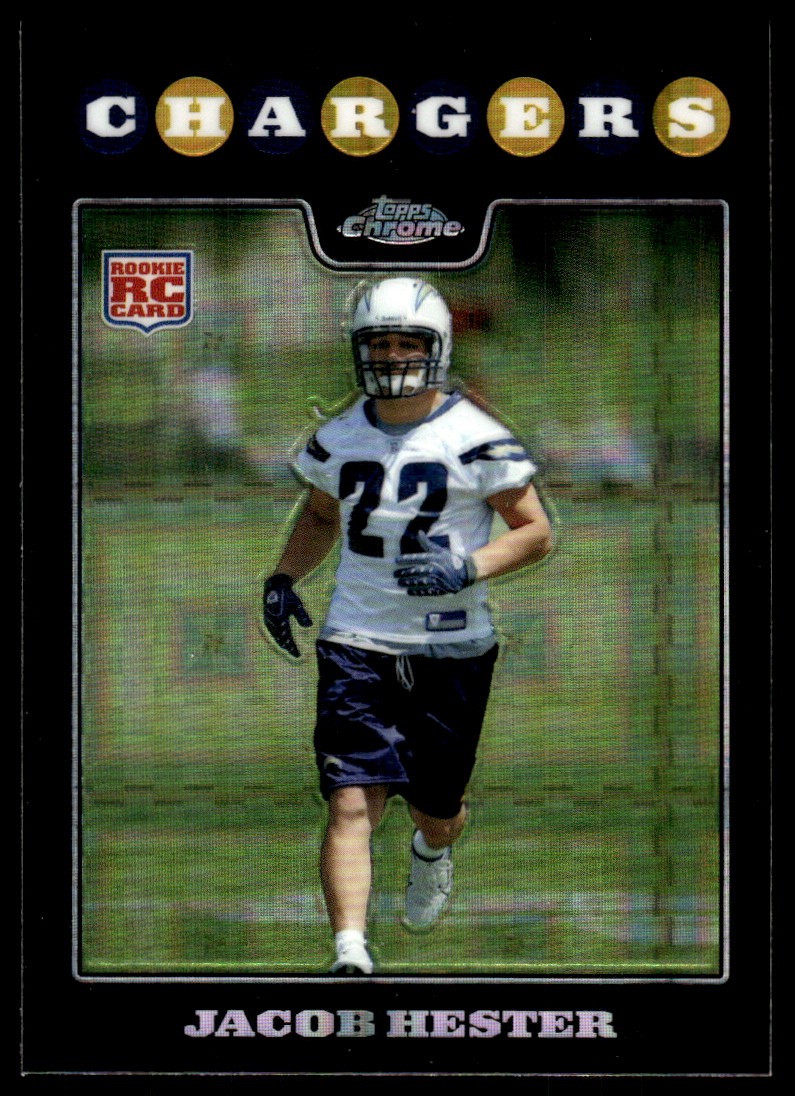 Jacob Hester Topps Chrome #TC227 Base