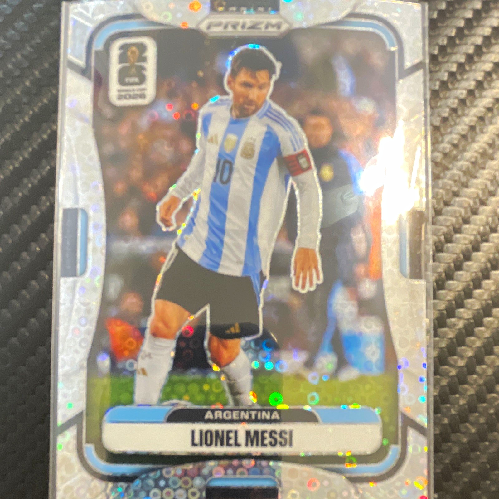 Panini Prizm FIFA World Cup 2026 Lionel Messi Argentina Disco Prizm #10