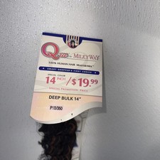Que By Milky Way Human Hair 14  100 Bulk Human Hair P1B/350
