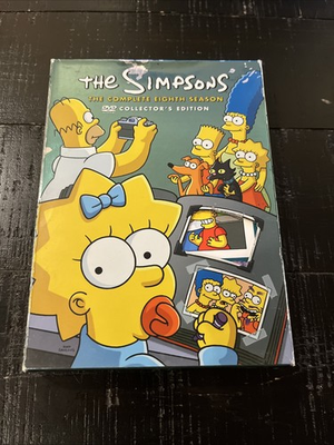 #ad #ad The Simpsons Complete Eighth Season Collector#x27;s Edition 4 Disc DVD Set $14.99