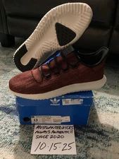 DS 2021 Adidas Tubular Shadow CK Trace Scarlet Core Black & Chalk Men’s Sz 13