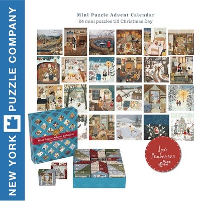 ADVENTSKALENDER 24 Mini Puzzles Loré Pemberton New York Puzzle Co NYPC NPZLP2350