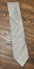 Mens Dolcepunta Brown Striped NWT Made In Italy Silk Italian Neck Tie