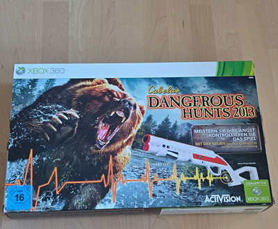 Cabela's Dangerous Hunts 2013 + Top Shot Fearmaster Xbox 360 USK16