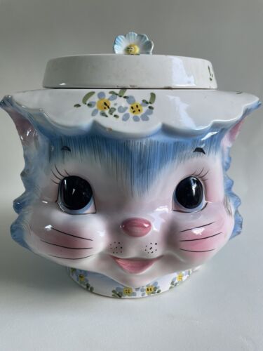 Vintage Lefton Miss Priss Cookie Jar  - Picture 1 of 8