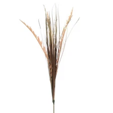 Factory Direct Craft Trio of Artificial Orange Feather Fern and Grass Spray