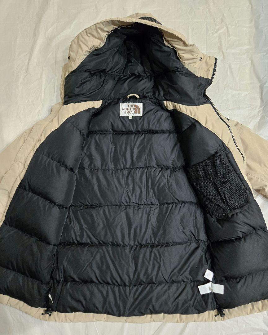 The North Face Montanus Down Jacket Beige Hooded Men