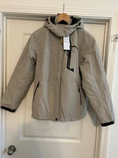 MOERDENG windproof waterproof winter jacket Men`s size L 816-AB Light gray
