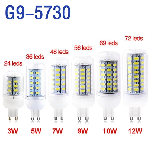 GU10 G9 E27 E14 7W 10W 15W LED Mais Lampe Birne Glühbirne SMD Leuchtmittel Licht - Bild 11 von 43