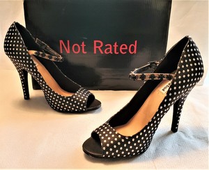 polka dot high heel shoes
