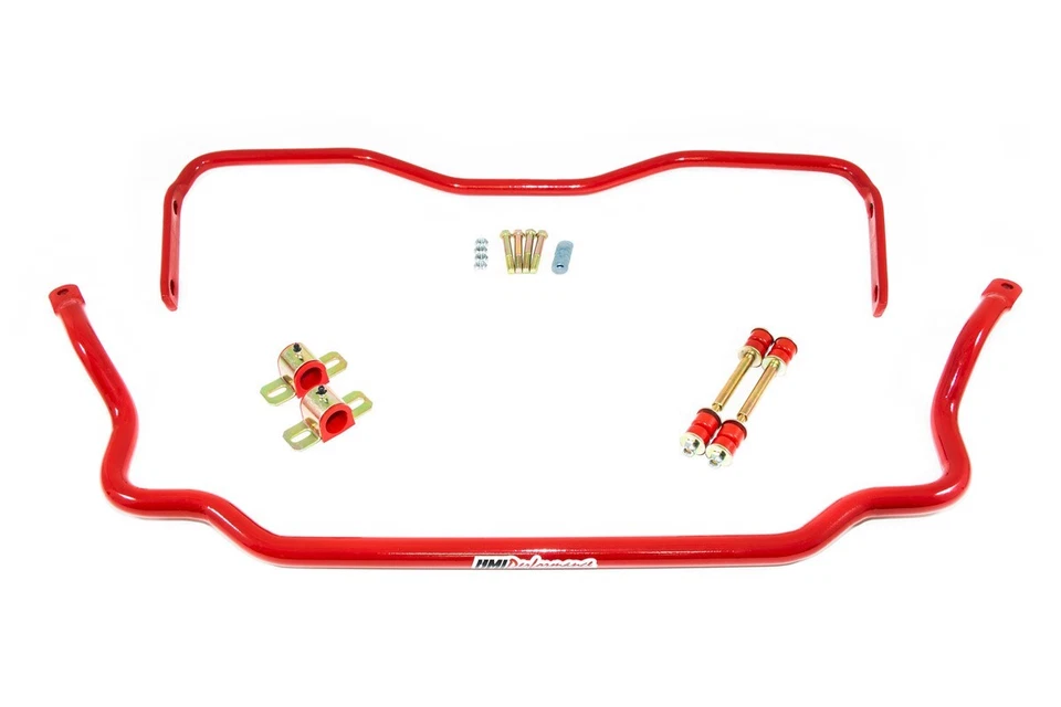 UMI Performance 403534-R Red Front & Rear Sway Bar Kit for 1964-1972 GM A-Body Foto 2 de 4