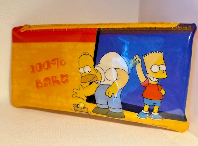SIMPSONS Bart Simpson & Homer Simpson rechteckiges Federmäppchen Back To School