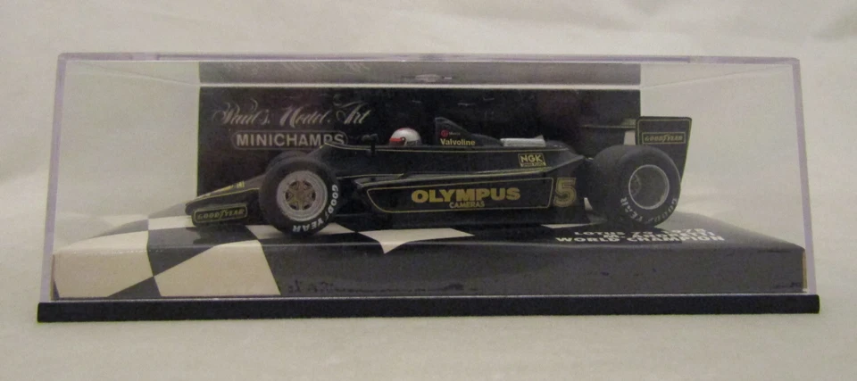 VOITURE 1/43 F1 LOTUS 79 MARIO ANDRETTI WORLD CHAMPION 1978 - MINICHAMPS - Photo 2/3
