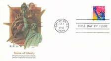 US 3122 FDC Fleetwood Statue of Liberty