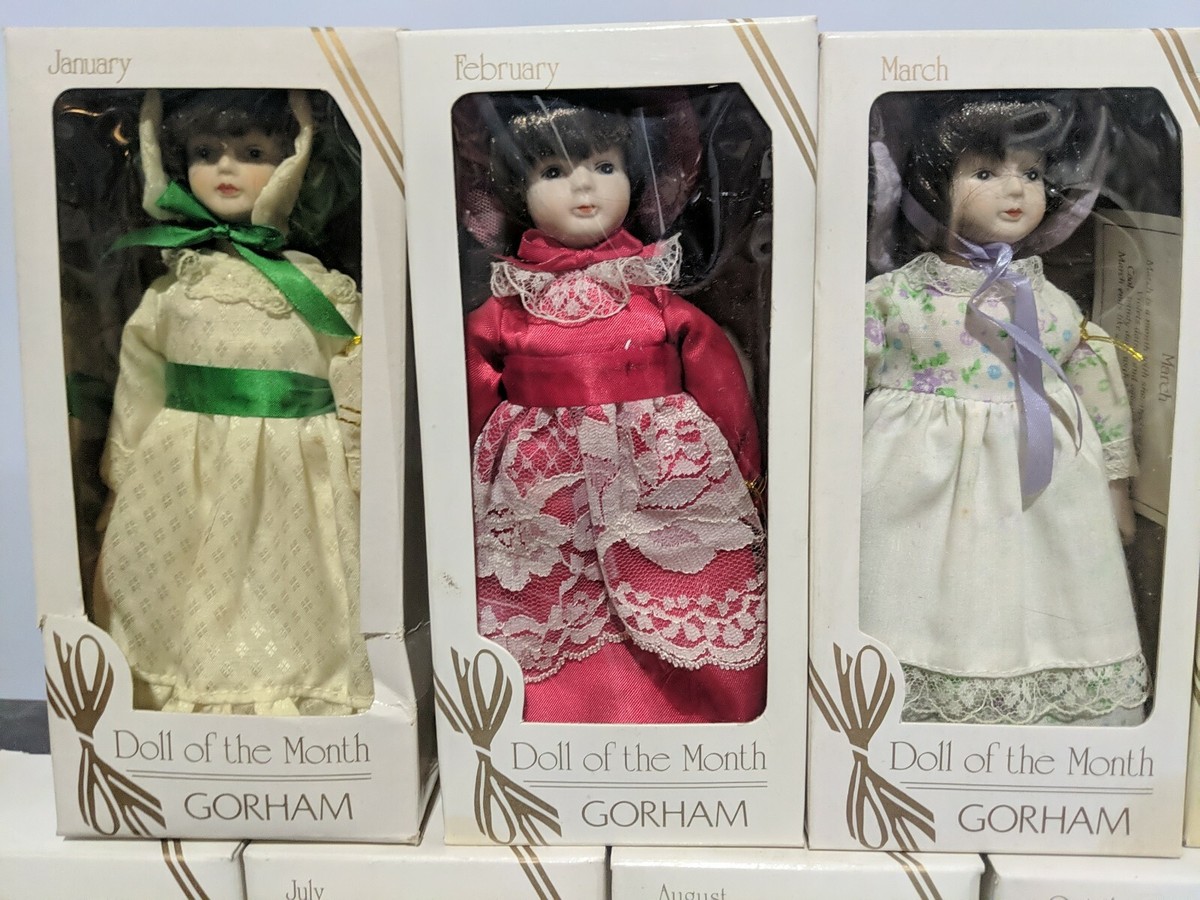 Gorham 1983 Doll of the Month Set of 11 - excluding September | eBay
