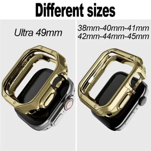 For Apple Watch Ultra 2 10 9 8 7 Mod Kit Soft Case Sports Band Refit Cover Strap - Image 2 of 4