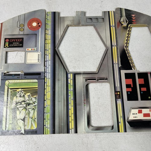 Vintage Star Wars 1978 Palitoy Death Star Original Main Wall Cardboard Piece A B - Picture 20 of 23