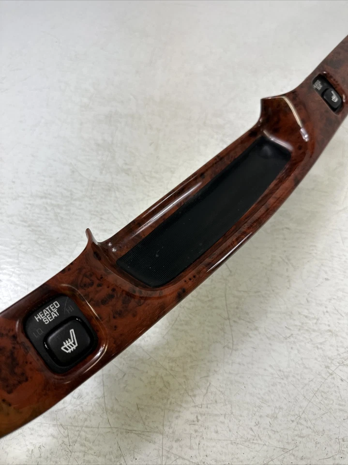 97-05 Buick Park Avenue Dash Trim Passenger Climate AC Heater Control OEM Wood - Image 3 of 4