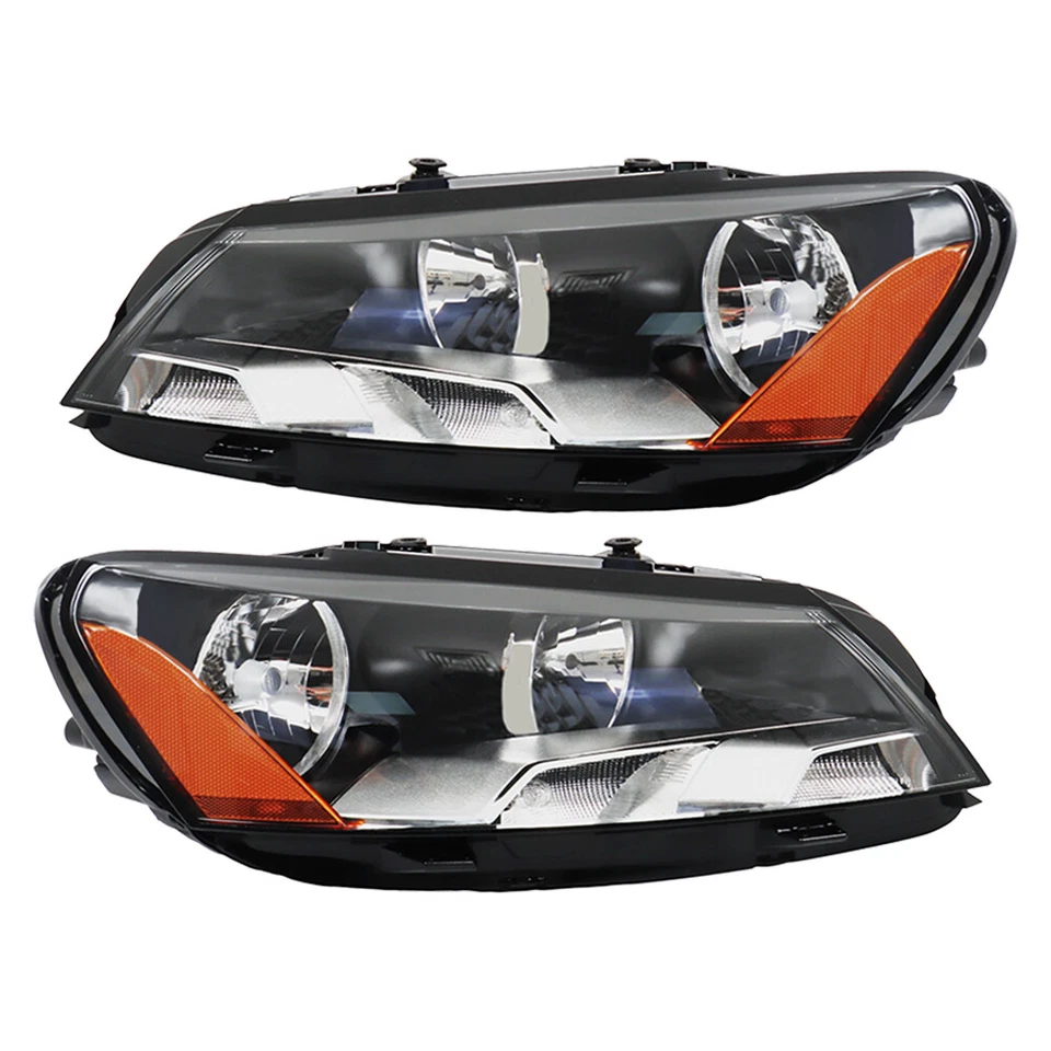 For 2012-2015 Volkswagen Passat Left&Right Side Headlights Headlamps Assembly Foto 2 de 4