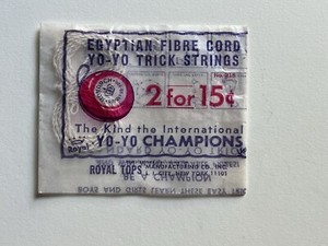Vintage 1960's ROYAL TOPS YO-YO Trick Stings