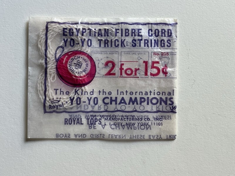 Vintage 1960's ROYAL TOPS YO-YO Trick Stings