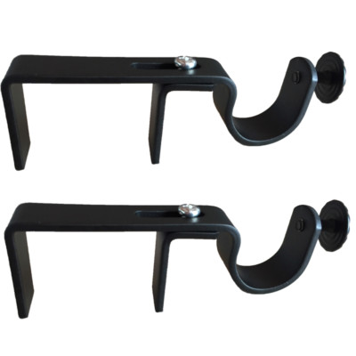 NoNo Bracket - No Drill Curtain Rod Bracket Attachment over Blinds (Used)