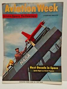 Aviation Week Space Technology Magazine 1959 Next Decade in Space Reprint Aviation Week Space Technology Magazine 1959 Next Decade in Space Reprint