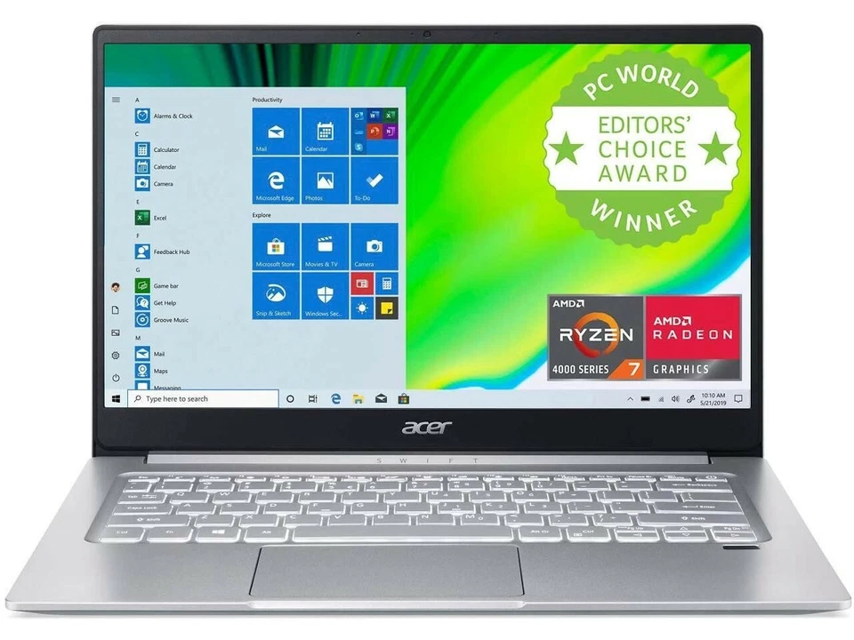 New Acer Swift 3 SF314-42-R6T7 14'' FHD IPS Laptop Ryzen 5 4500U 8GB 1TB W10 - Image 4 of 4