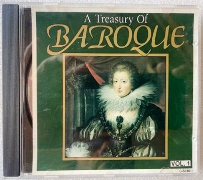 A TREASURY OF BAROQUE VOL.1 ~ Audio CD By BACH ~ VERY GOOD