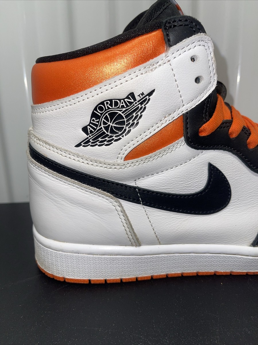 Size 10 Mens - Jordan 1 Retro High Electro Orange | eBay