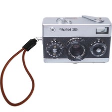Leather Hand Wrist Strap Metal Lug For Rollei 35 Classic 35 35S 35T 35SE Camera