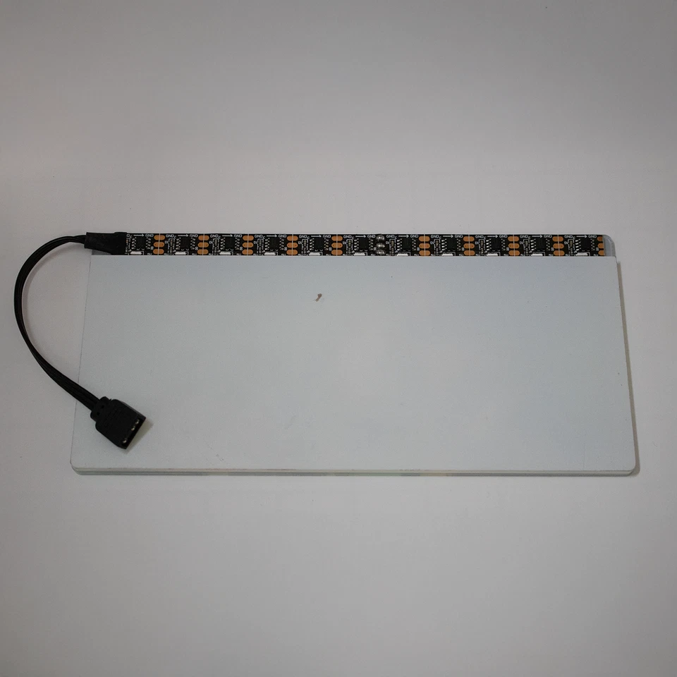 JOHN WICK GPU BASE PLATE COVER RGB LIGHT UP DECORATIVE PLATE (8in x 3.5) - Image 2 of 3