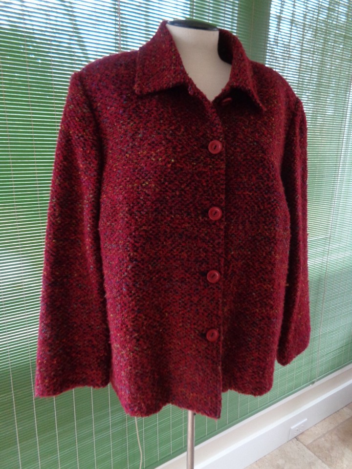 Sag Harbor Womans Sz 18W Jacket Dress Coat Fully Lined Career Work