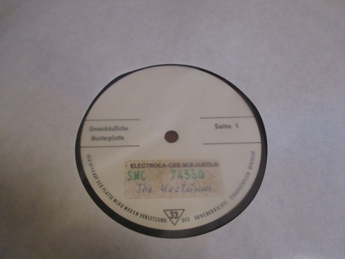 LP THE NOCTURNES Same David Paramor & Ross Mitchell PROMO EMI COLUMBIA GER - Picture 3 of 3