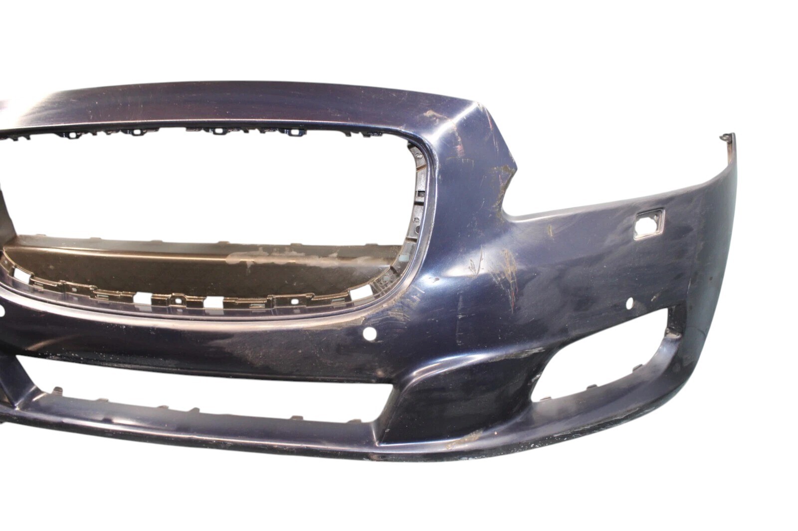10-15 Jaguar XJ XJR Front Bumper Cover Shell Panel Assembly C2D5386XXX Black OEM