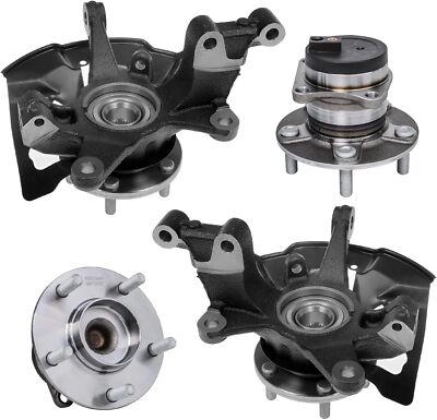FWD Front Knuckles Hub Rear Wheel Hub Bearings for 2007 2008 - 2012 Mazda CX-7