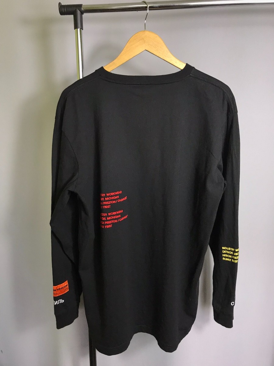 Carhartt WIP x Heron Preston Embroidered Long Sleeve Carhartt WIP x Heron Preston Embroidered Long Sleeve